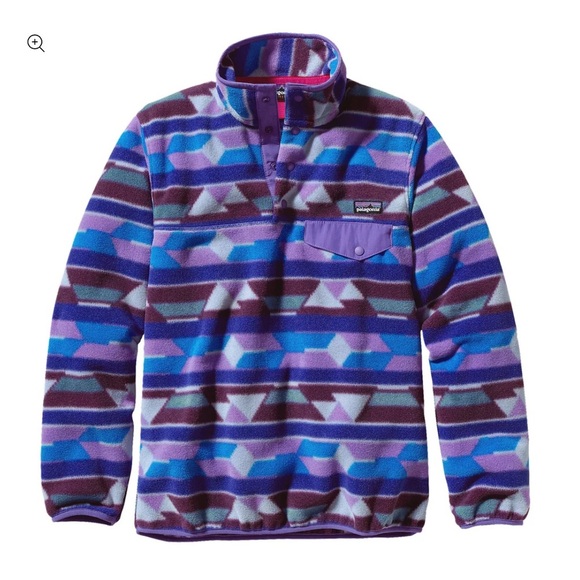 Patagonia Tops - Women's Lightweight Synchilla® Snap-T® Pullover Patterned Size Small